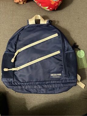 STATE Navy Backpack with Cream Accents